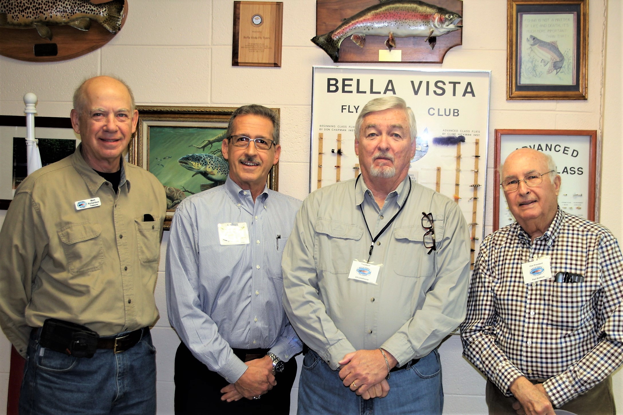 Bella Vista Fly Tyers Club hosts fishing outing for Baker